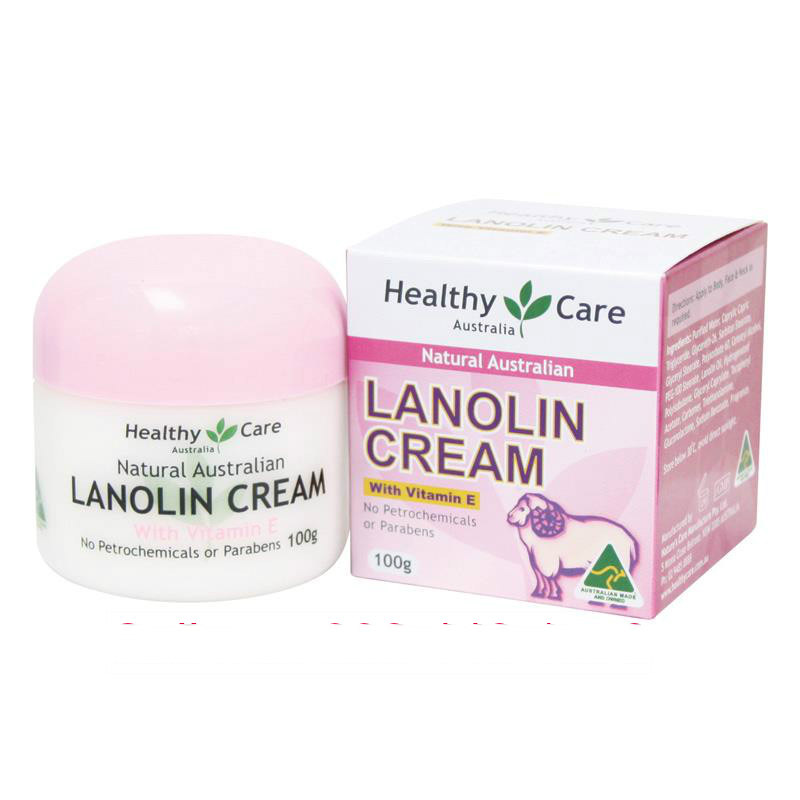 Kem nhau thai cừu Healthy Care Natural Lanolin – Vitamin E Cream
